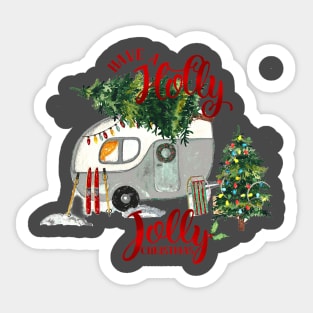 Have a holly jolly Christmas Sticker